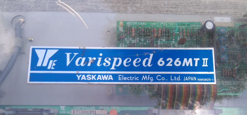 YASKAWA VARISPEED DRIVER 626MT II - PLC DCS SERVO Control MOTOR